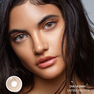 Safira BROWN  Colored EYELASHES